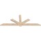 Ekena Millwork Kennewick Smooth Timber Gable Bracket, Douglas Fir, 96"W x 36"H x 1 1/2"D x 5 1/2"F, 9/12 Pitch GBW096X36X0206KEN00SDF - alternate 5